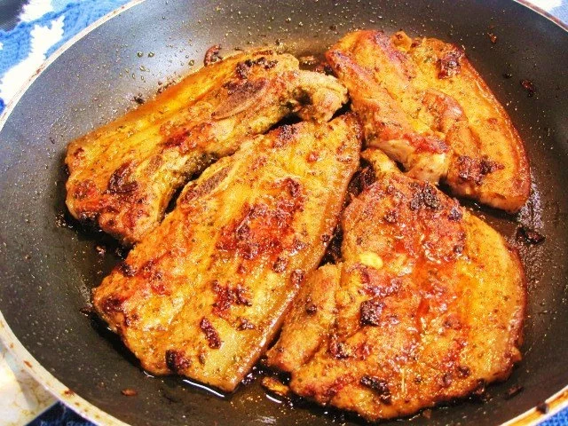 Rezept: Marinierte Schweinebauchscheiben ... Bild Nr. 3 Marinierte Schweinebauchscheiben ... - Rezept - Bild Nr. 3