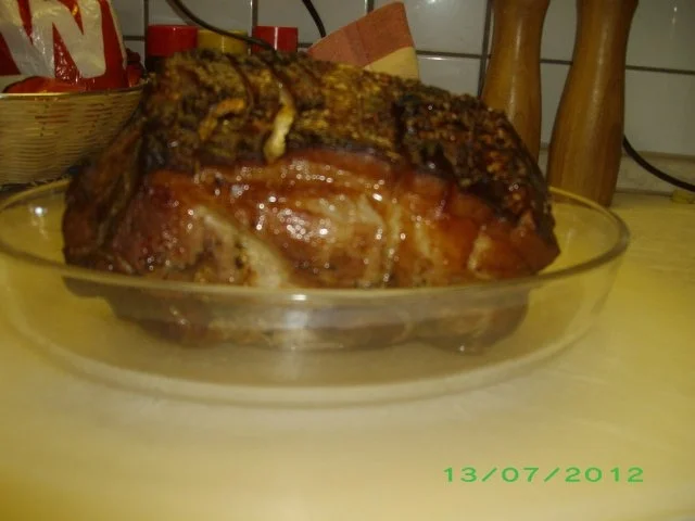 "boarischa" Krustenbraten m. Dunkelbiersoße - Rezept - Bild Nr. 3