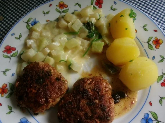 Kräuterklops mit 2 erlei Gemüse - Rezept - Bild Nr. 6