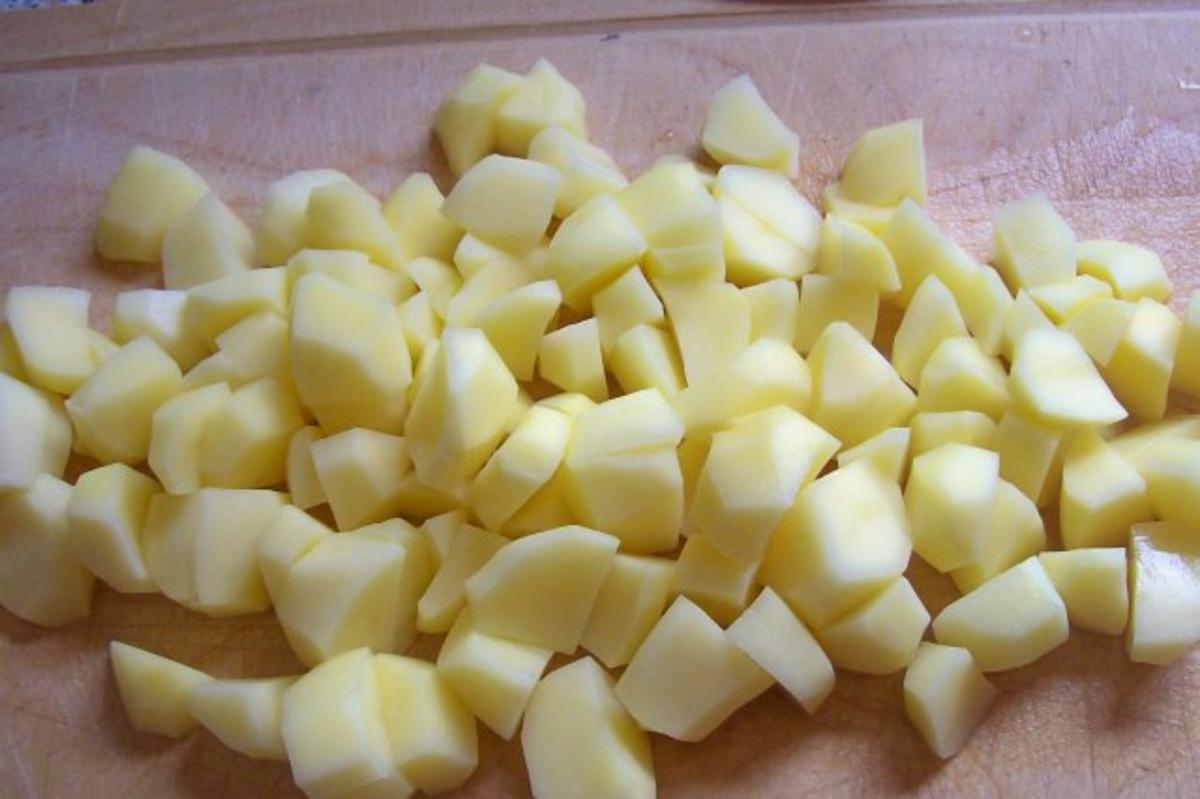 Kartoffel-Eier-Pfanne mit Paprika und Feta - Rezept - Bild Nr. 2