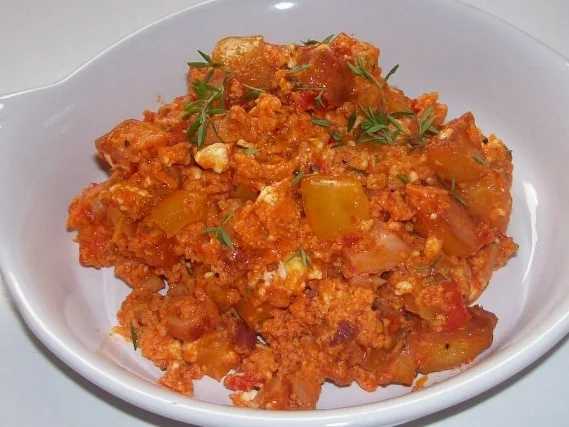 Rezept: Kartoffel-Eier-Pfanne mit Paprika und Feta Bild Nr. 10 Kartoffel-Eier-Pfanne mit Paprika und Feta - Rezept - Bild Nr. 10