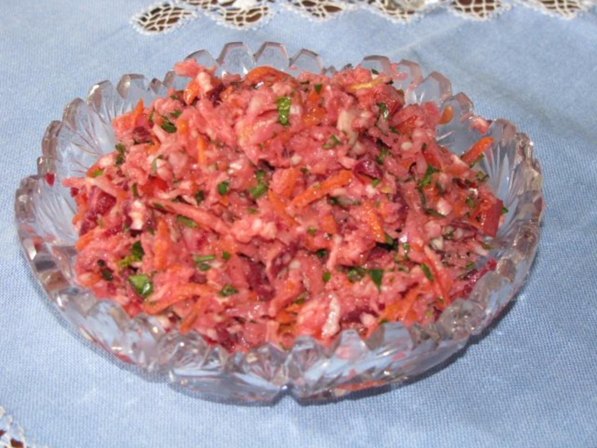 Salat: Scharfer Krautsalat - Rezept
