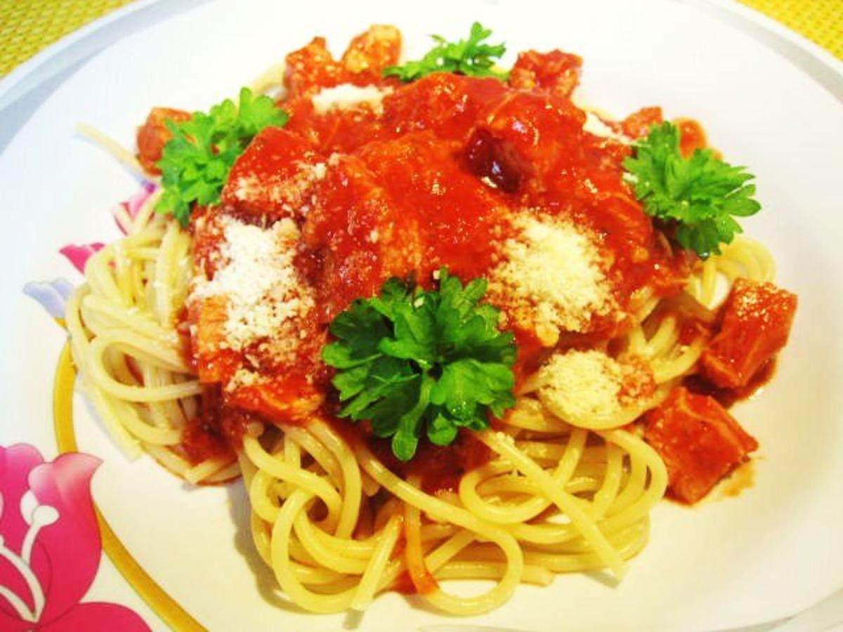 Nudeln mit Putenfleisch in feuriger Tomatensoße - Rezept Von
Einsendungen mimi