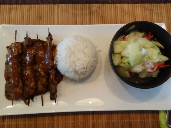 Muh Satè / Fleischspießchen mit Sataysauce - Rezept - Bild Nr. 2