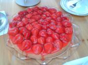 Obstkuchen mit frischen Erdbeeren - Rezept