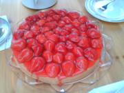 Obstkuchen mit frischen Erdbeeren - Rezept