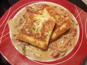 Rezept: Gebratener Schafskäse auf Mediteranem Gemüse Gebratener Schafskäse auf Mediteranem Gemüse - Rezept