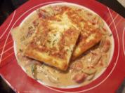 Gebratener Schafskäse auf Mediteranem Gemüse - Rezept