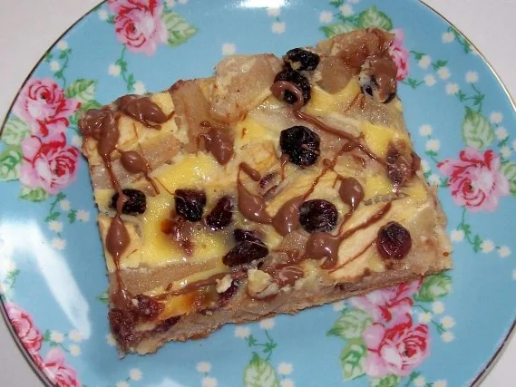 Blechkuchen: Apfel-Birne-Cranberry mit Schmandguss - Rezept - Bild Nr. 11