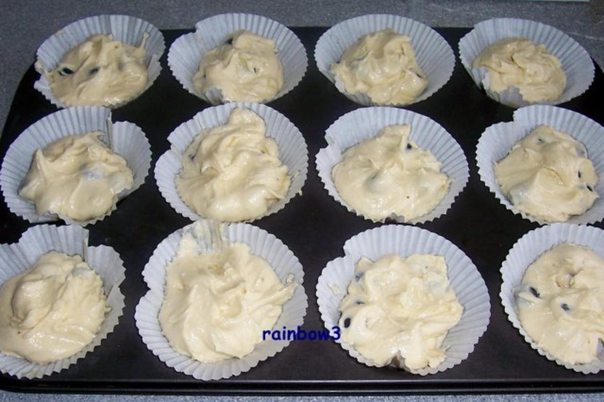 Backen: Heidelbeer-Cupcakes - Rezept - Bild Nr. 3
