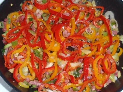 Scharfe Schinkennudeln - Rezept - Bild Nr. 6