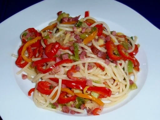 Scharfe Schinkennudeln - Rezept - Bild Nr. 8