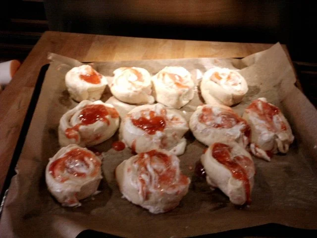 Erdbeer-Bienenstich-Schnecken - Rezept - Bild Nr. 7