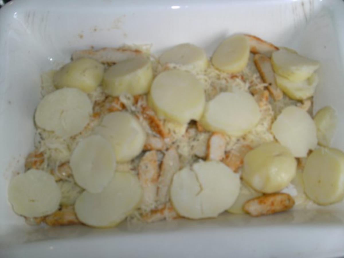 Kräuter-Sahne-Hähnchen-Gratin - Rezept - Bild Nr. 9