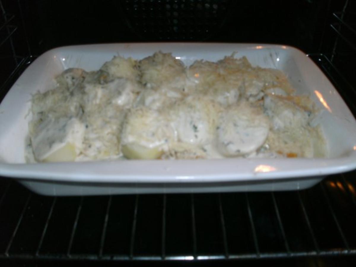 Kräuter-Sahne-Hähnchen-Gratin - Rezept - Bild Nr. 11