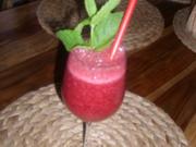 "Red River Shake" Himbeer Pfefferminz Shake , Sehr erfrischend und Super lecker fruchtig - Rezept