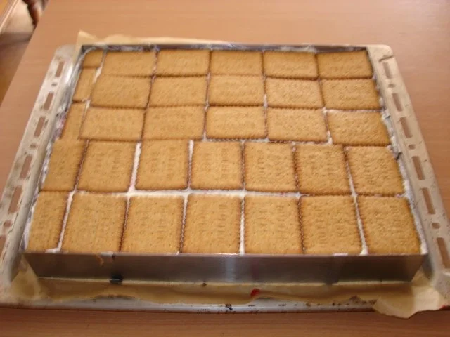 Himbeer-Kekskuchen mit Zitronenguß - Rezept - Bild Nr. 4