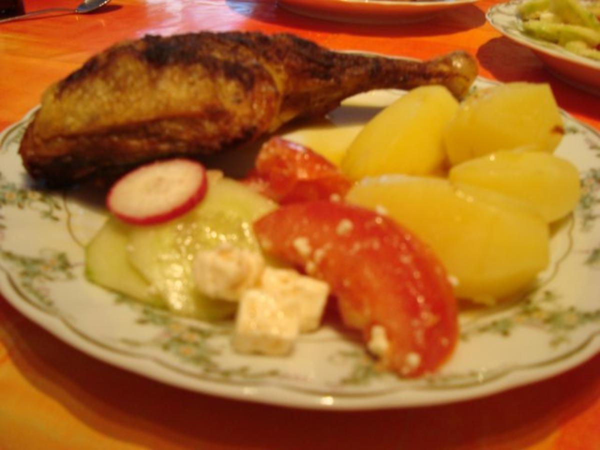 Hähnchenschenkel aus dem Ofen - einfach