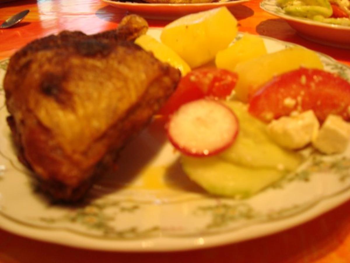 Hähnchenschenkel aus dem Ofen - einfach