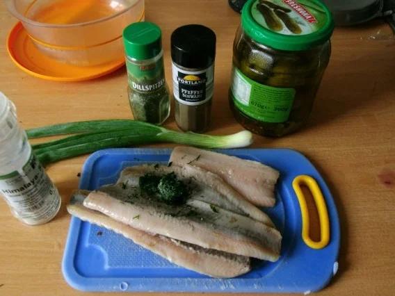 Matjessalat mit Pellkartoffeln - Rezept - Bild Nr. 2