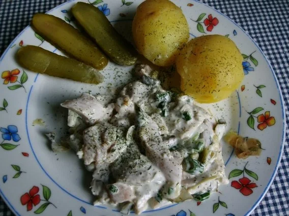 Matjessalat mit Pellkartoffeln - Rezept - Bild Nr. 5