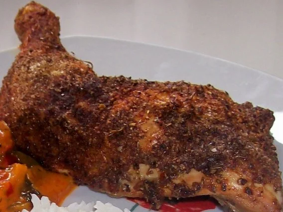 Knusprige Hähnchenkeulen aus dem Ofen - Rezept - Bild Nr. 3