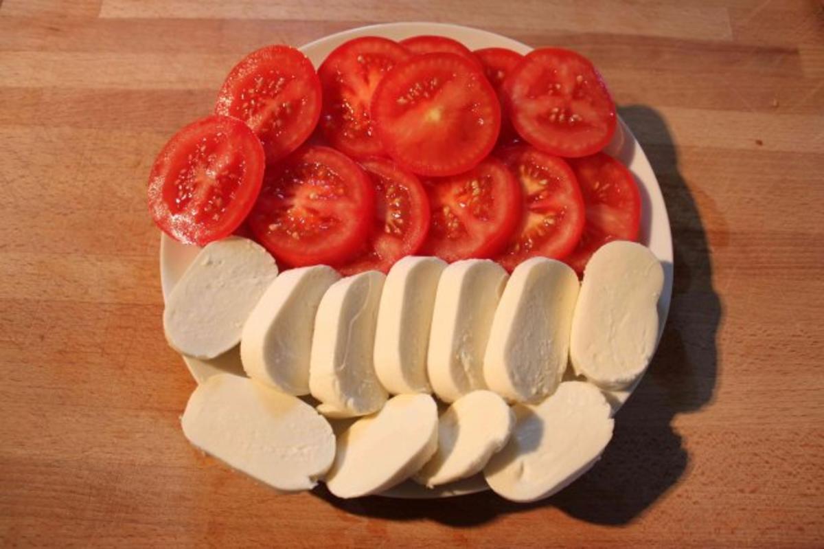 Schweinefilet mit Tomate, Mozzarella, Basilikum - Rezept - Bild Nr. 3