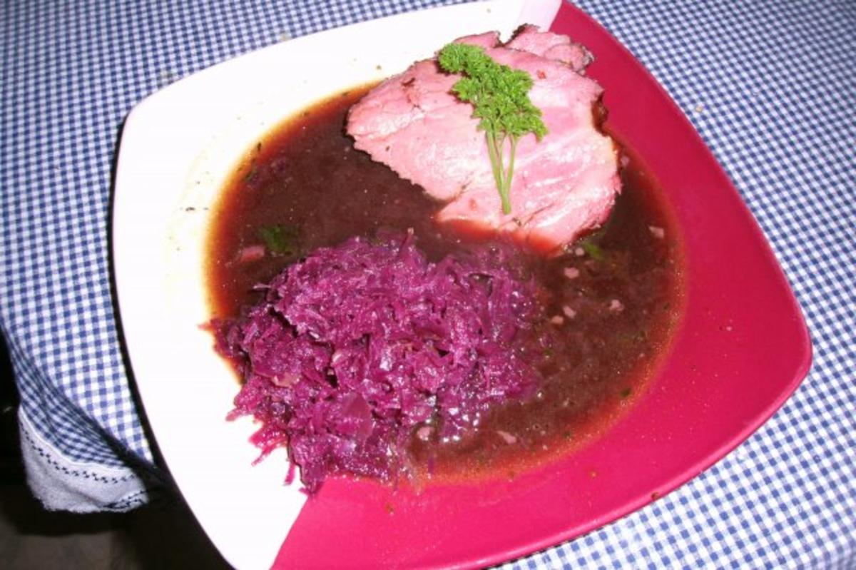 Kasselerbraten mit Apfelrotkohl - Rezept - Bild Nr. 10