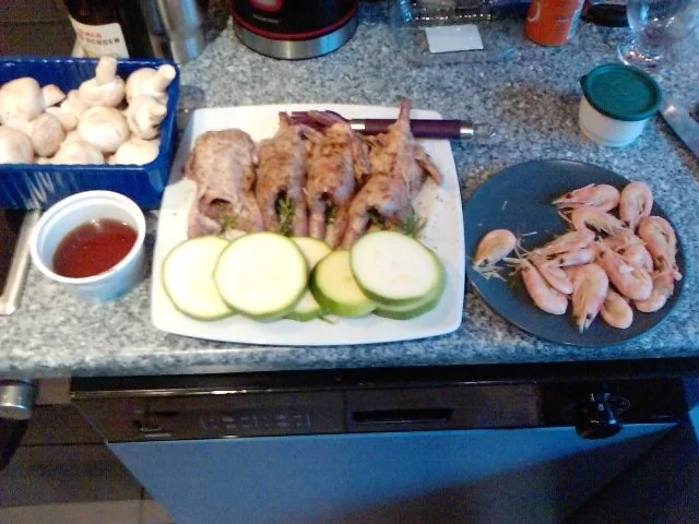 So klein und schon besoffen - Gegrillte Wachteln mit Dunkelbier gegrillt - Rezept - Bild Nr. 5