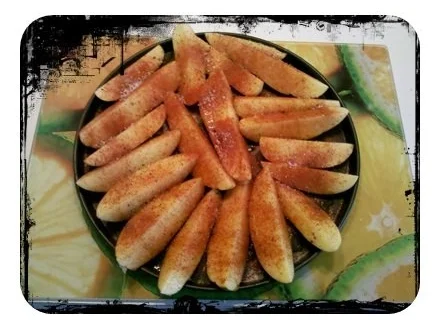 Fleisch: Schweinebraten von der Nuss mit Sesamsoße und Kartoffelspalten - Rezept - Bild Nr. 9