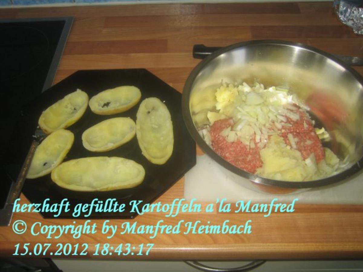 Kartoffeln – herzhaft gefüllte Kartoffeln a’la Manfred - Rezept - Bild Nr. 4