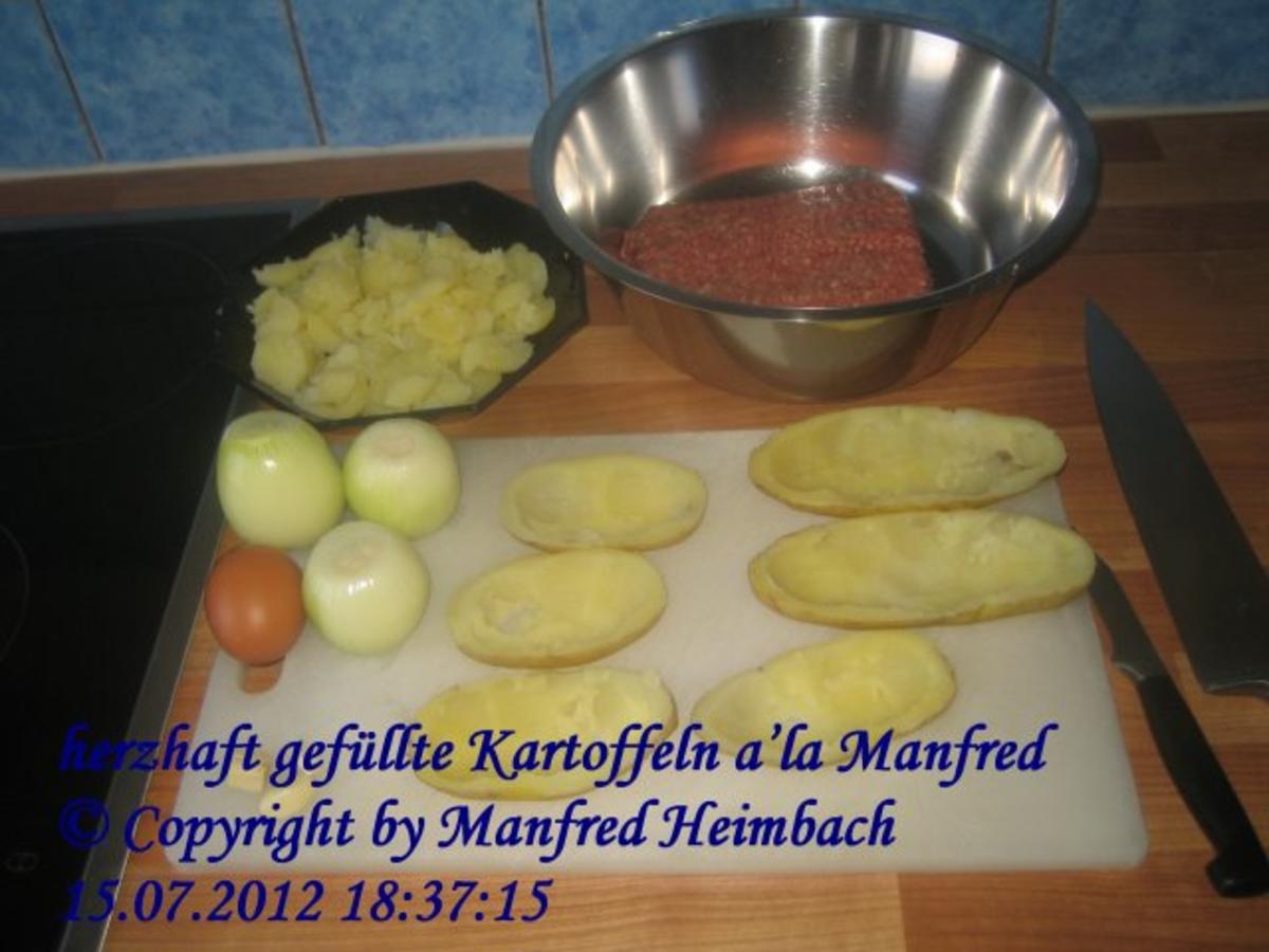 Kartoffeln – herzhaft gefüllte Kartoffeln a’la Manfred - Rezept - Bild Nr. 5