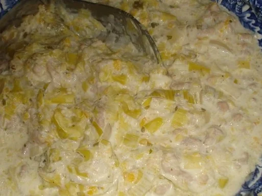 Lauchsuppe alla Dennis für 10-12 Personen - Rezept