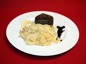 Rinderfilet mit Tagliatelle an Zitronenbutter - Rezept