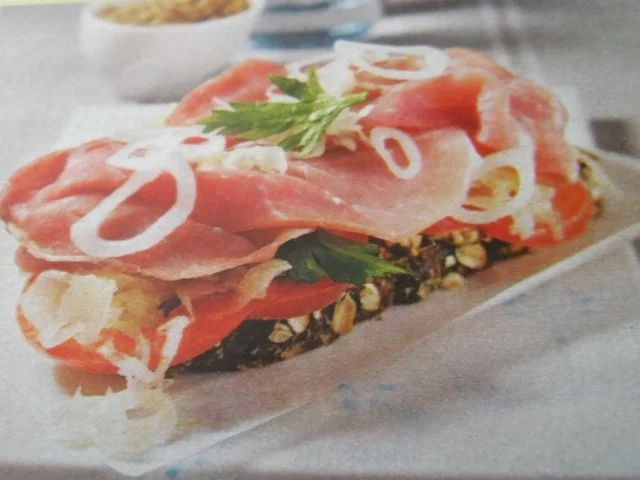 Rezept: Schinken- Kraut-Schnittchen Schinken- Kraut-Schnittchen - Rezept