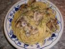 Spaghetti mit Champignonsauce - Rezept