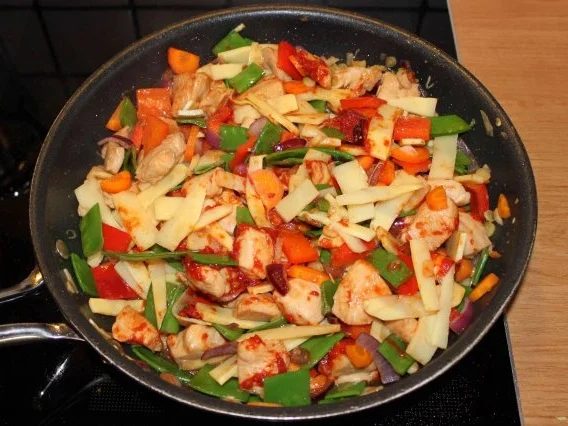 Rezept: Chinapfanne mit Basmati-Reis Bild Nr. 9 Chinapfanne mit Basmati-Reis - Rezept - Bild Nr. 9