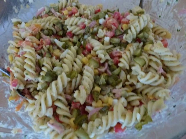 Mandarinen-Nudelsalat - Rezept - Bild Nr. 3