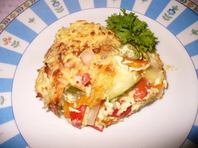 Gemüse-Schinken Auflauf - Rezept - Bild Nr. 2