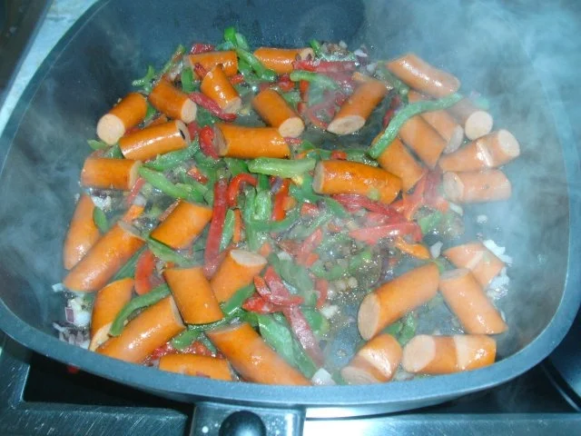 Rezept: Makkaroni-Gemüse-Pfanne Bild Nr. 5 Makkaroni-Gemüse-Pfanne - Rezept - Bild Nr. 5