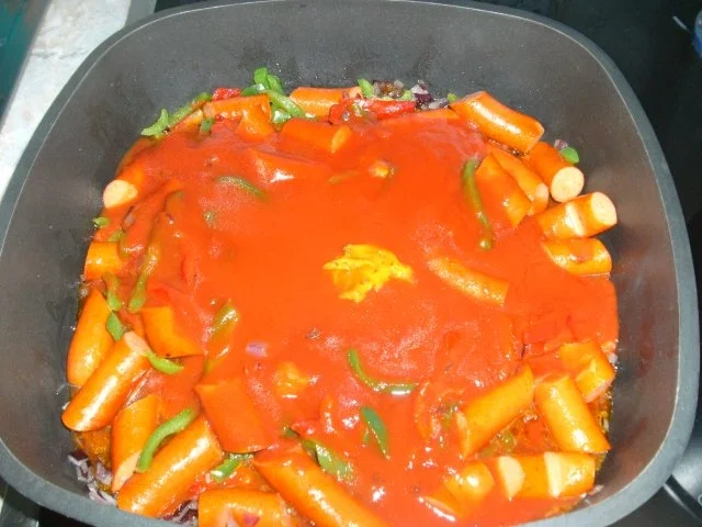 Rezept: Makkaroni-Gemüse-Pfanne Bild Nr. 6 Makkaroni-Gemüse-Pfanne - Rezept - Bild Nr. 6