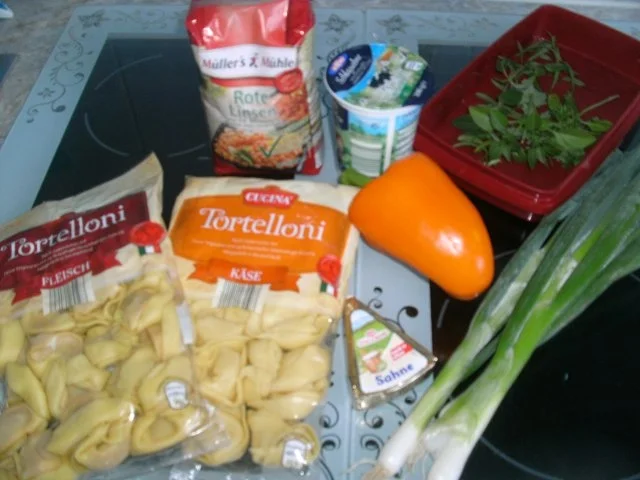 Tortellini mit roten Linsen - Rezept - Bild Nr. 2