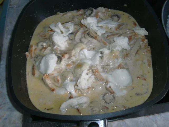 Rezept: Puten-Champignon-Geschnetzeltes Puten-Champignon-Geschnetzeltes - Rezept