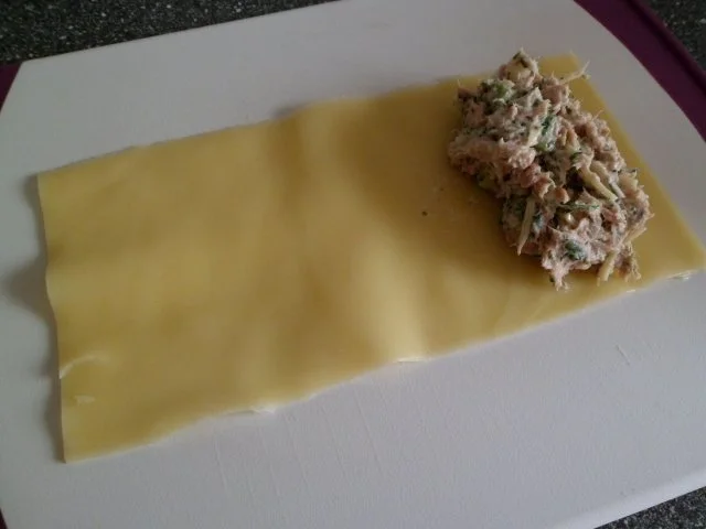 Gerollte Lassagne mit Thunfischfüllung - Rezept - Bild Nr. 13