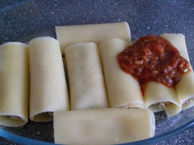 Gerollte Lassagne mit Thunfischfüllung - Rezept - Bild Nr. 14