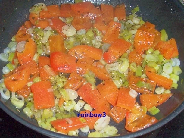 Kochen: Paprikagemüse zu Schnitzel - Rezept - Bild Nr. 6