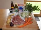 paniertes Schnitzel mit Kohlrabi-Möhren-Gemüse und Petersilien-Kartoffeln - Rezept