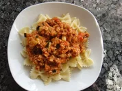 Hackfleisch-Zucchini Bolognese - Rezept