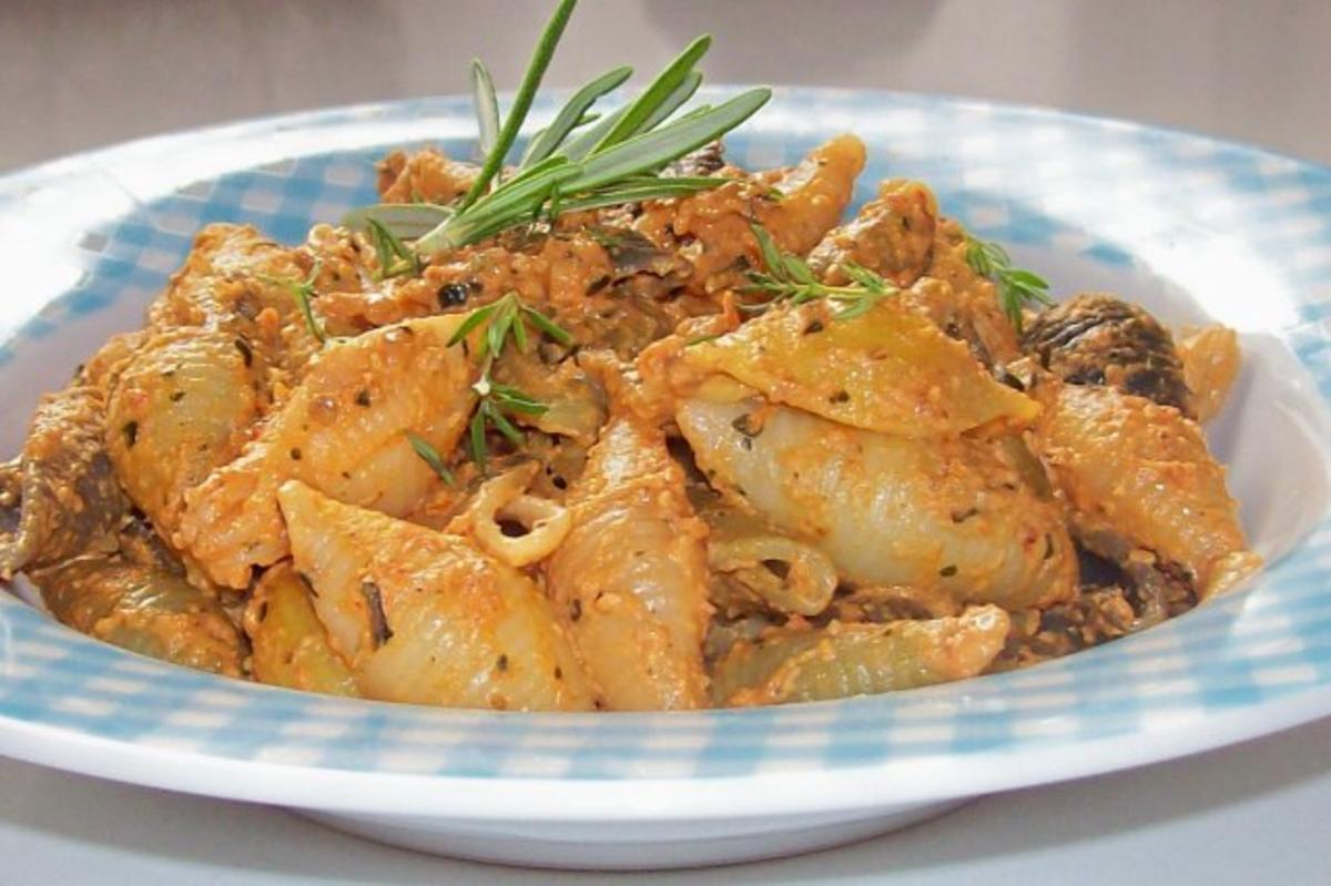 Pasta: Conchiglie mit Thunfisch-Walnuss-Pesto - Rezept