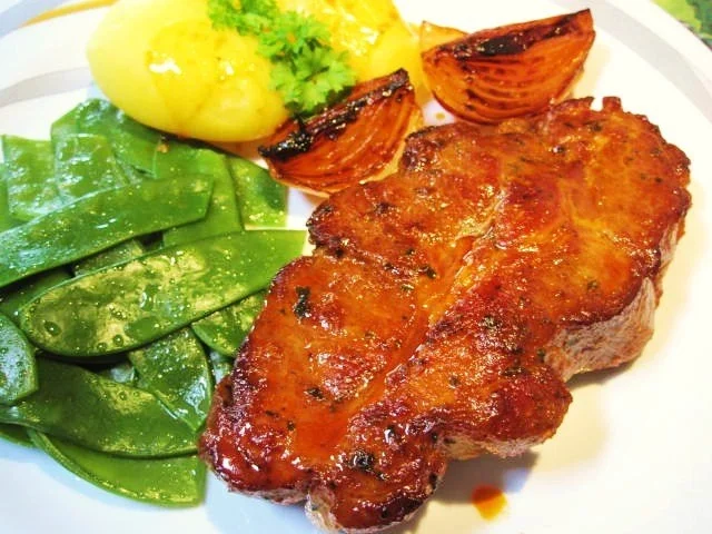 Nackensteaks mit Zuckerschoten - Rezept - Bild Nr. 7